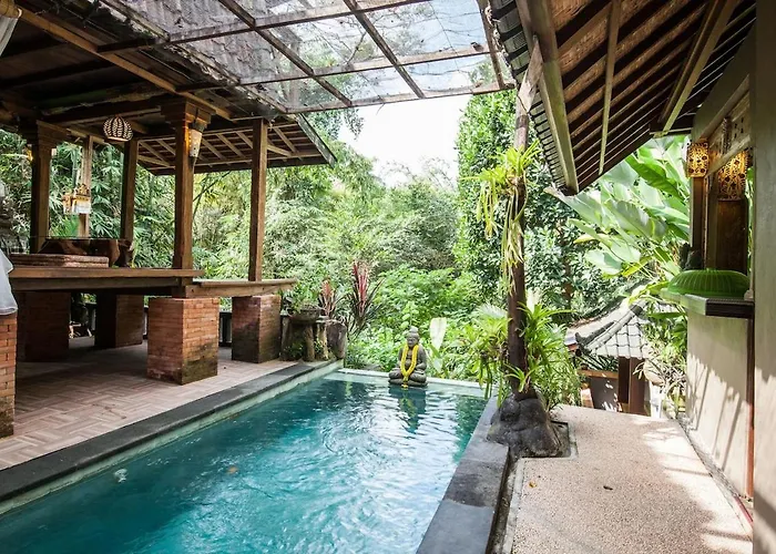 Secluded Jungle W Private Pool & Serene View Ubud