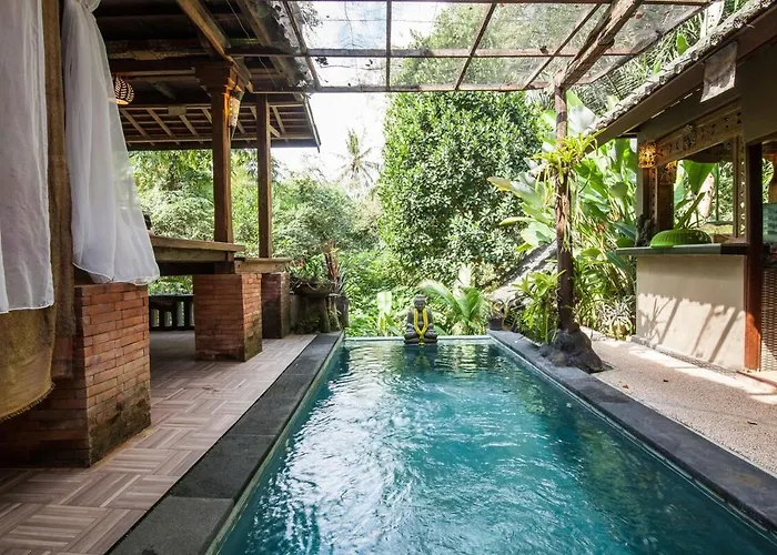 Secluded Jungle W Private Pool & Serene View Ubud